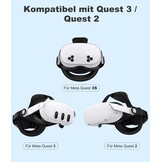 Verstelbare VR Hoofdband voor Meta Quest 2/3/3S - 31% Korting