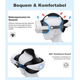 Verstelbare VR Hoofdband voor Meta Quest 2/3/3S - 31% Korting