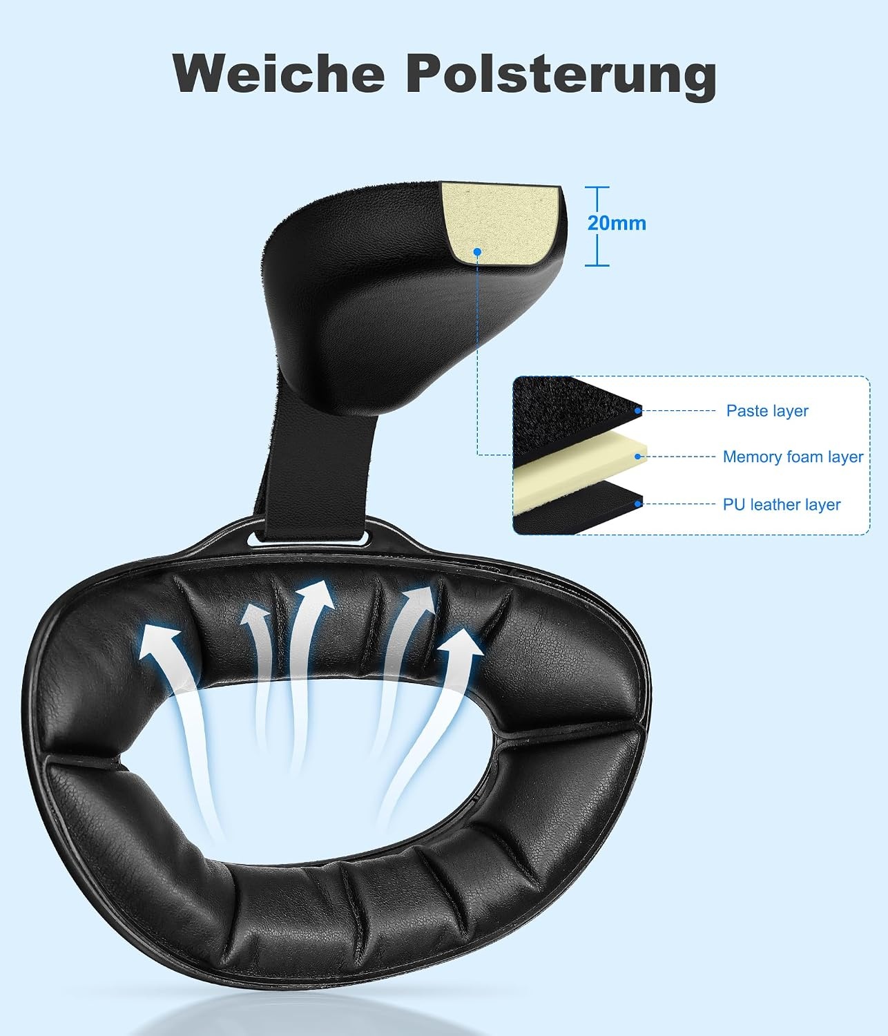 Verstelbare VR Hoofdband voor Meta Quest 2/3/3S - 31% Korting