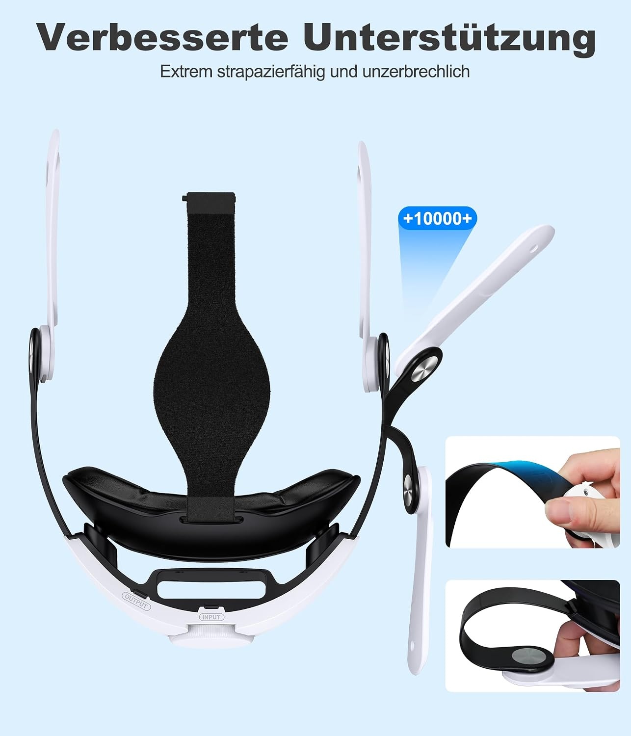 Verstelbare VR Hoofdband voor Meta Quest 2/3/3S - 31% Korting