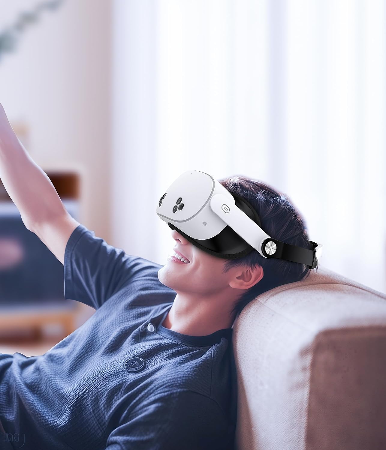 Verstelbare VR Hoofdband voor Meta Quest 2/3/3S - 31% Korting