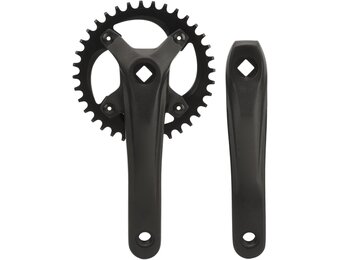 Crankstel Mountainbike 36T Single Speed - 33% Korting