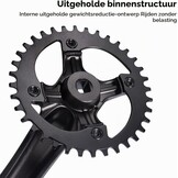 Crankstel Mountainbike 36T Single Speed - 33% Korting