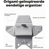 Minimalistische MagSafe Kaarthouder (8 kaarten) Taupe - 33% Korting