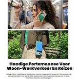 Minimalistische MagSafe Kaarthouder (8 kaarten) Taupe - 33% Korting