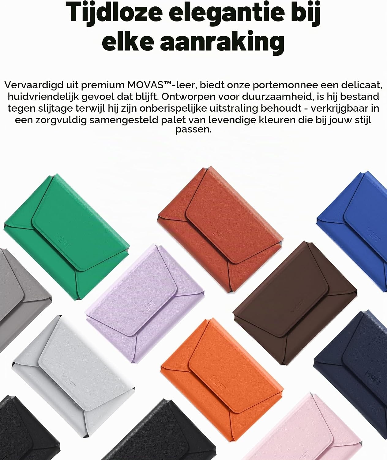 Minimalistische MagSafe Kaarthouder (8 kaarten) Taupe - 33% Korting