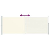 Uittrekbaar Tuinscherm Crèmekleurig 180x500 cm - 34% Korting