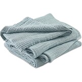 4-laags Mousseline Katoenen Deken Heather Teal 150x200 cm - 33% Korting