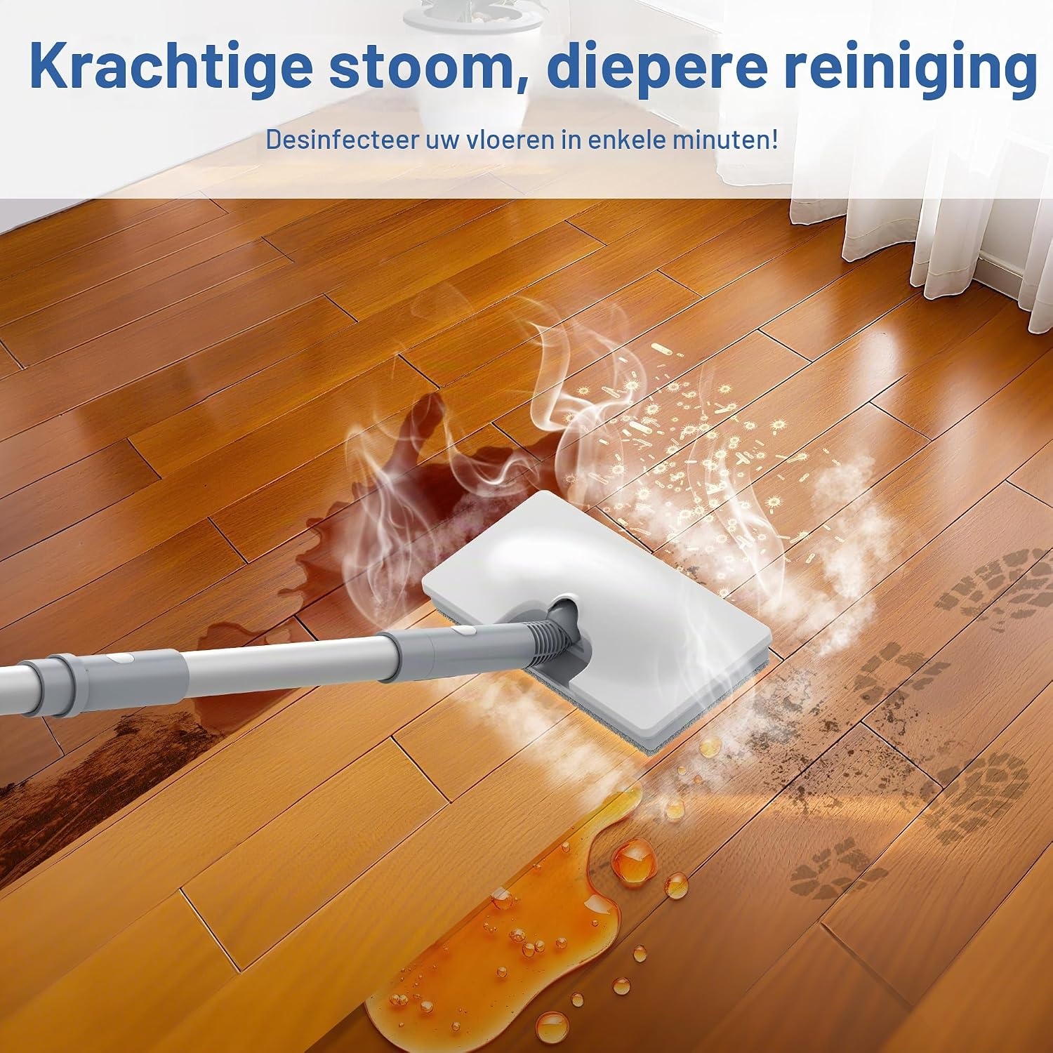 Multifunctionele Stoomreiniger FV07 | 15 Sec Opwarmtijd | 34% Korting