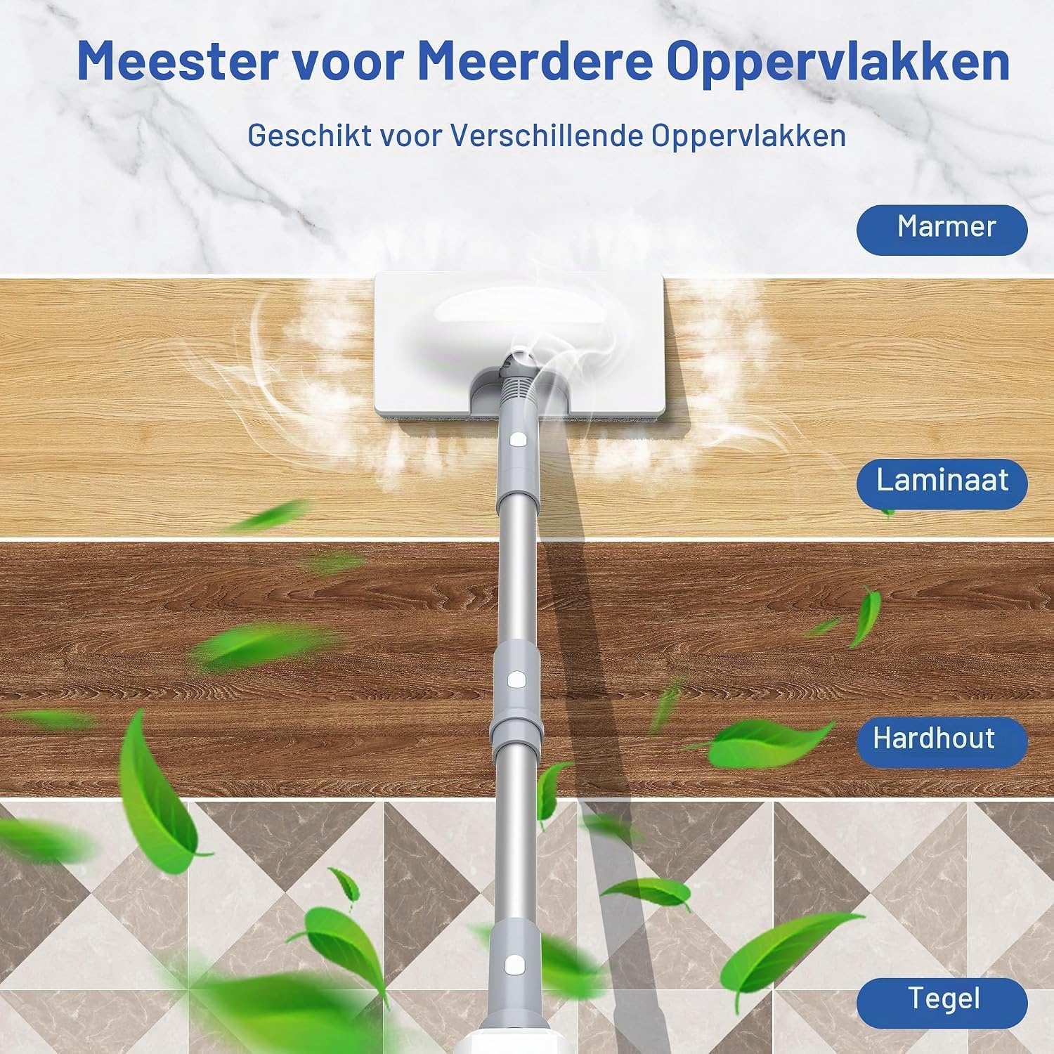 Multifunctionele Stoomreiniger FV07 | 15 Sec Opwarmtijd | 34% Korting