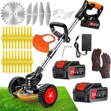 Draadloze Grastrimmer met 2x 21V Accu's & 800W Motor - 32% Korting!