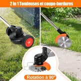 Draadloze Grastrimmer met 2x 21V Accu's & 800W Motor - 32% Korting!