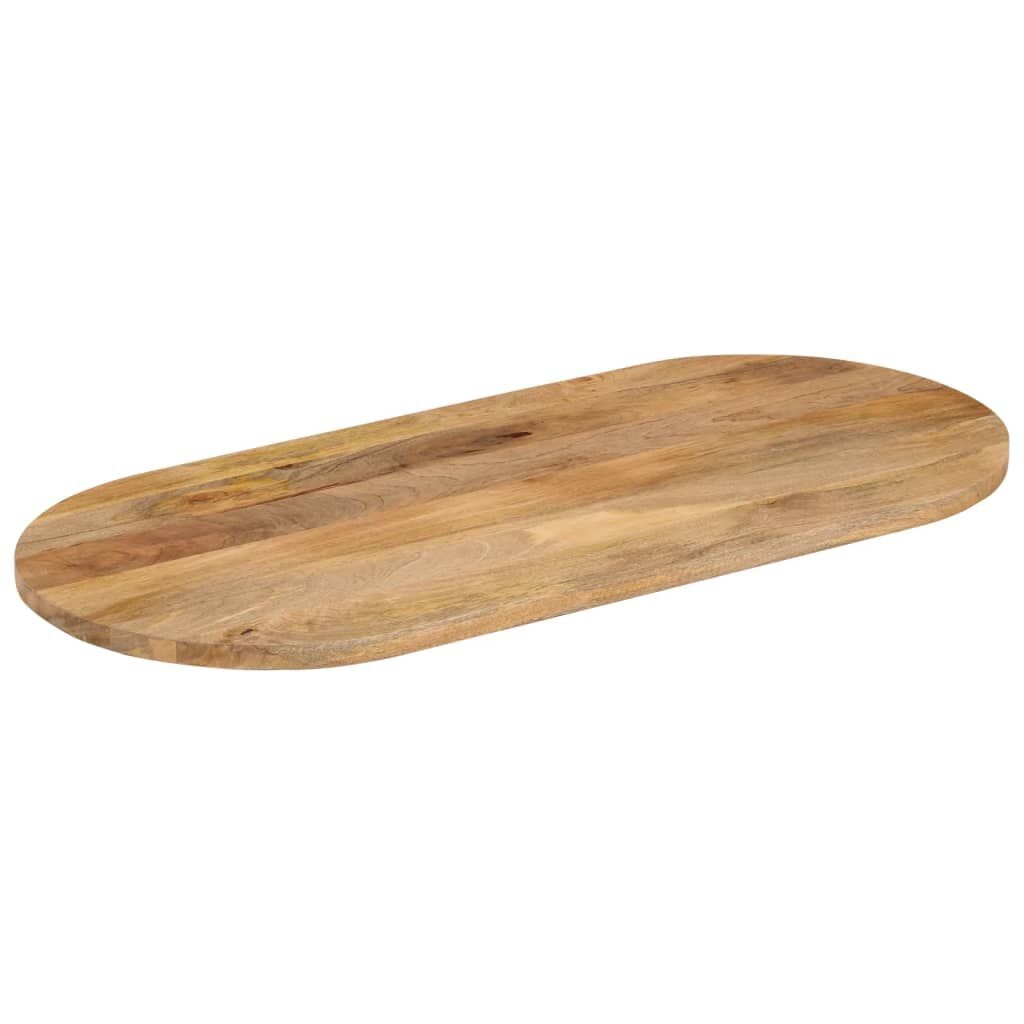 VidaXL Ovaal Tafelblad 110x50 cm Massief Mangohout - 34% Korting