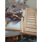 vidaXL Ligstoel met Kussen Massief Teak - 60% Korting