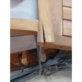 vidaXL Ligstoel met Kussen Massief Teak - 60% Korting