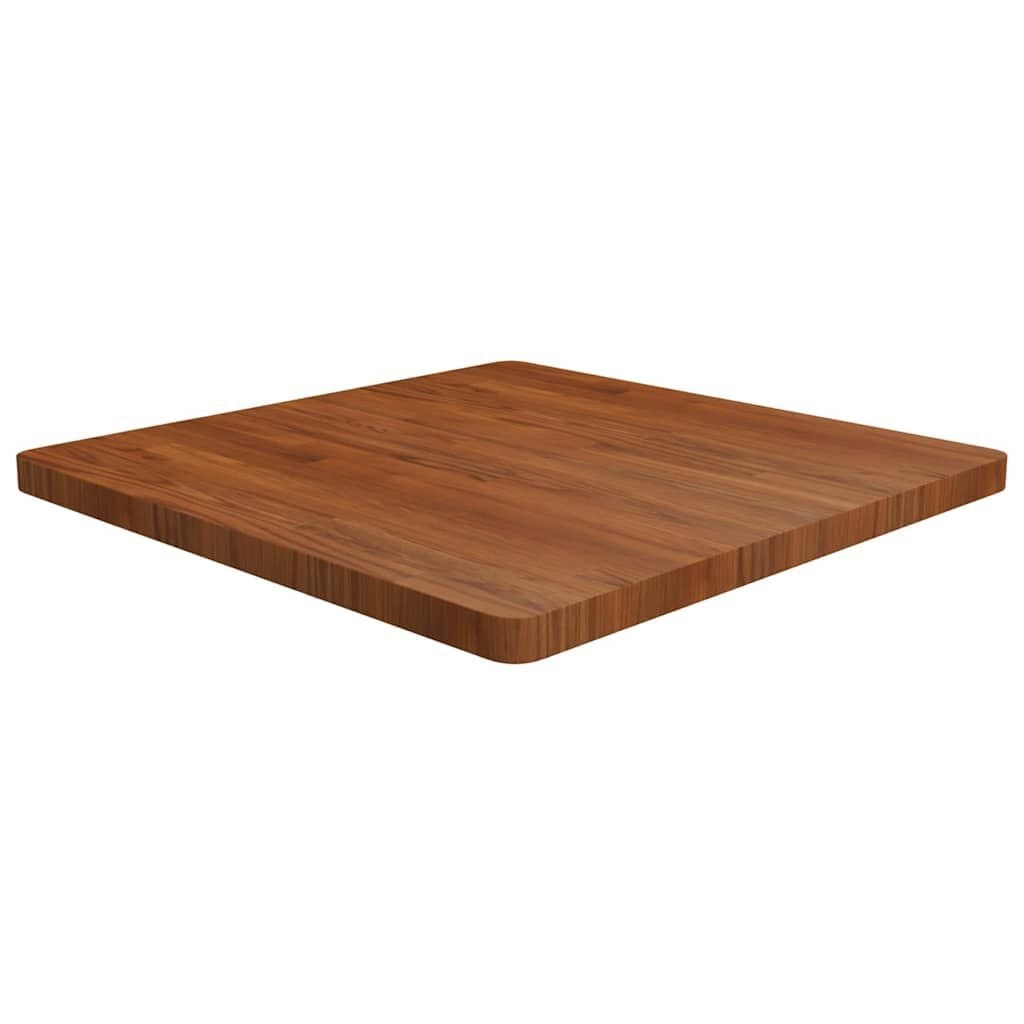 vidaXL Tafelblad Eikenhout Donkerbruin 80x80x4cm - 54% Korting