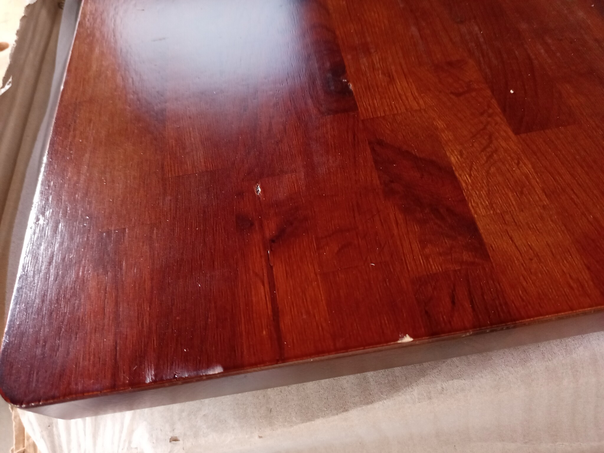vidaXL Tafelblad Eikenhout Donkerbruin 80x80x4cm - 54% Korting