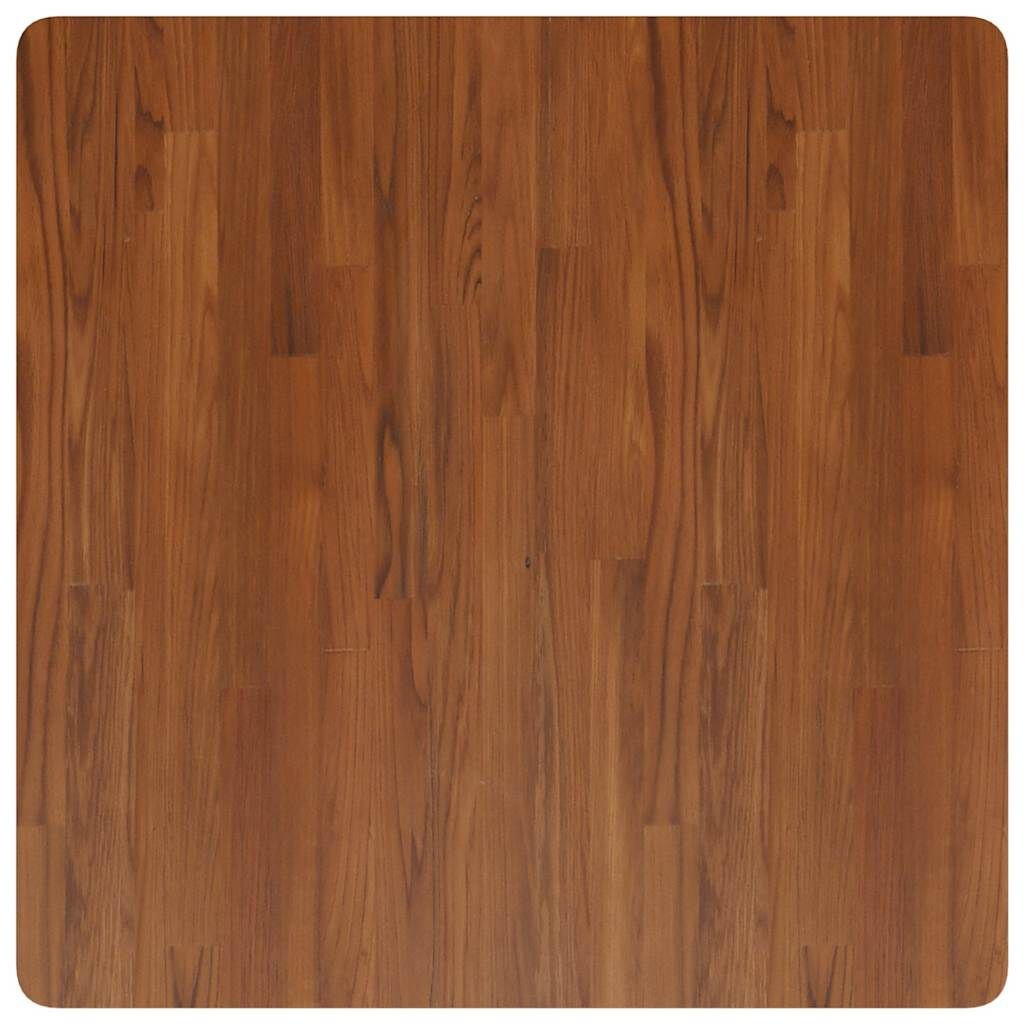 vidaXL Tafelblad Eikenhout Donkerbruin 80x80x4cm - 54% Korting