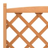 Plantenbak met Latwerk - Massief Vurenhout Bruin - 34% Korting!