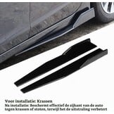 Universele Zijskirts Auto 74,5 cm Zwart (33% Korting)
