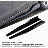 Universele Zijskirts Auto 74,5 cm Zwart (39% Korting)