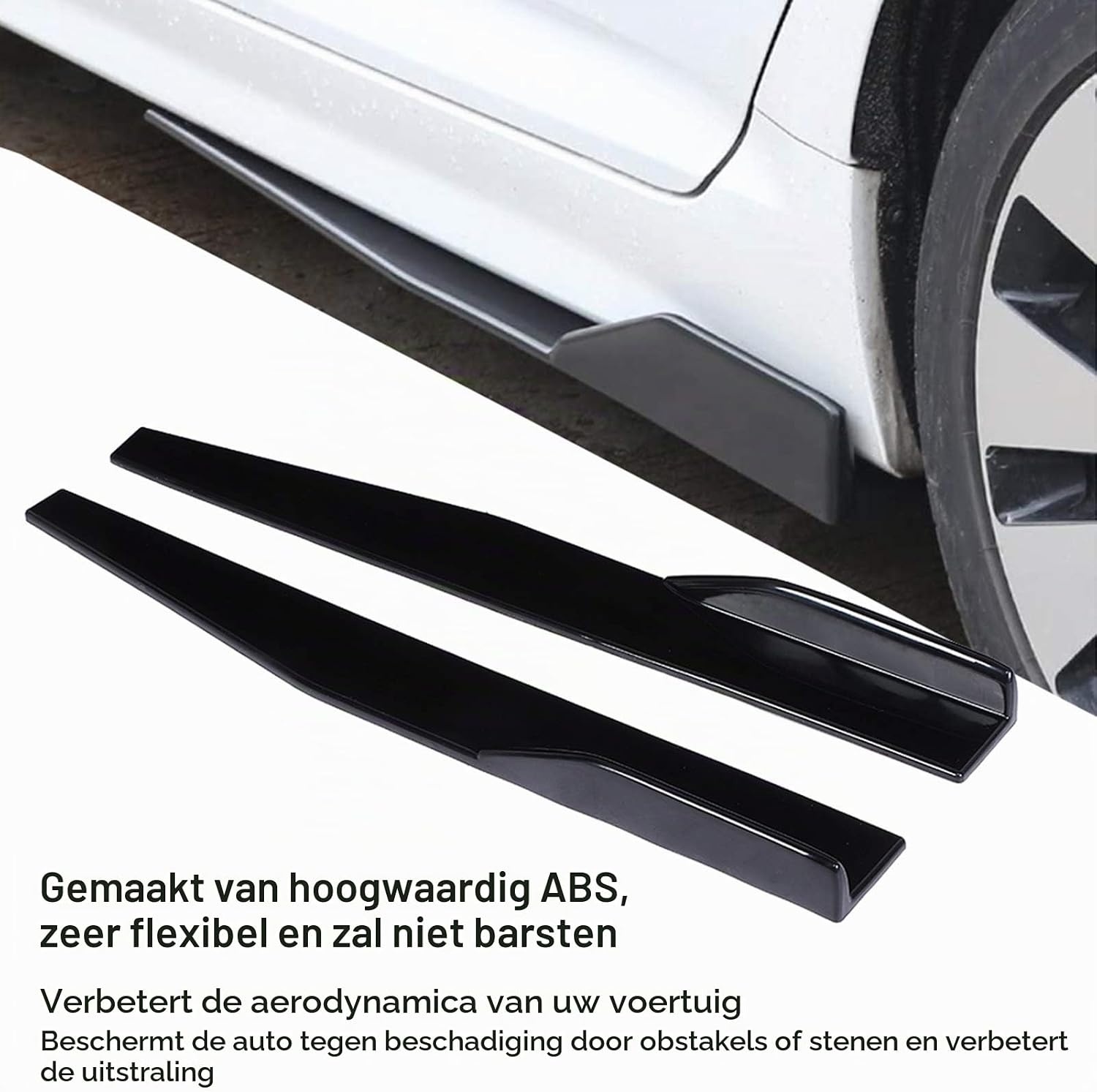 Universele Zijskirts Auto 74,5 cm Zwart (33% Korting)