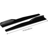 Universele Zijskirts Auto 74,5 cm Zwart (33% Korting)
