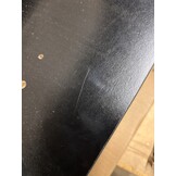 Zwarte Salontafel 90x60x31 cm Bewerkt Hout - 53% Korting!