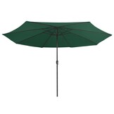 Groene Parasol 390 cm Metaal - 58% Korting!