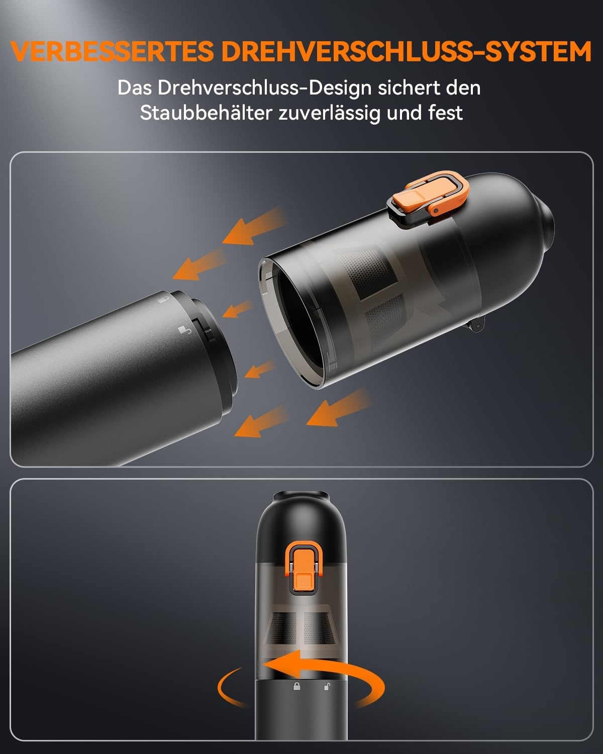 Draadloze Handstofzuiger - 22000 Pa - 33% Korting