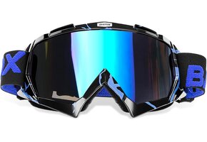 Motorcrossbril met Korting (48%) - Universeel Anti-Condens Zwart Blauw