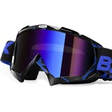 Motorcrossbril met Korting (48%) - Universeel Anti-Condens Zwart Blauw