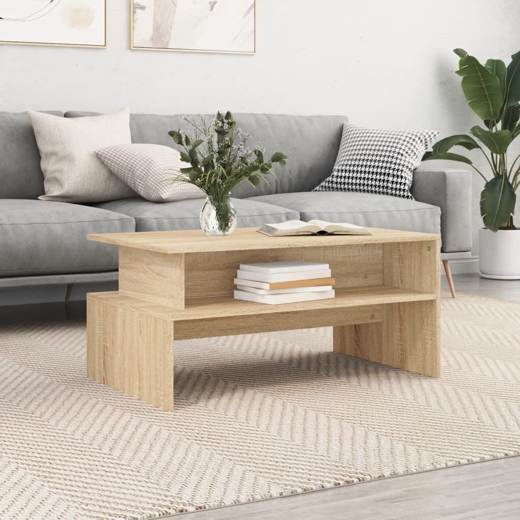 Salontafel Sonoma Eikenhout 90x55x42,5 cm - 52% Korting!