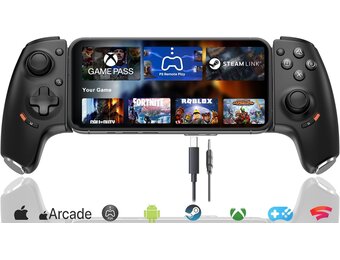 Mobiele Game Controller Zwart | USB-C | Hall Effect | 32% Korting