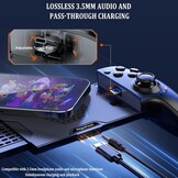 Mobiele Game Controller Zwart | USB-C | Hall Effect | 32% Korting