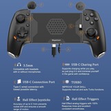 Mobiele Game Controller Zwart | USB-C | Hall Effect | 32% Korting