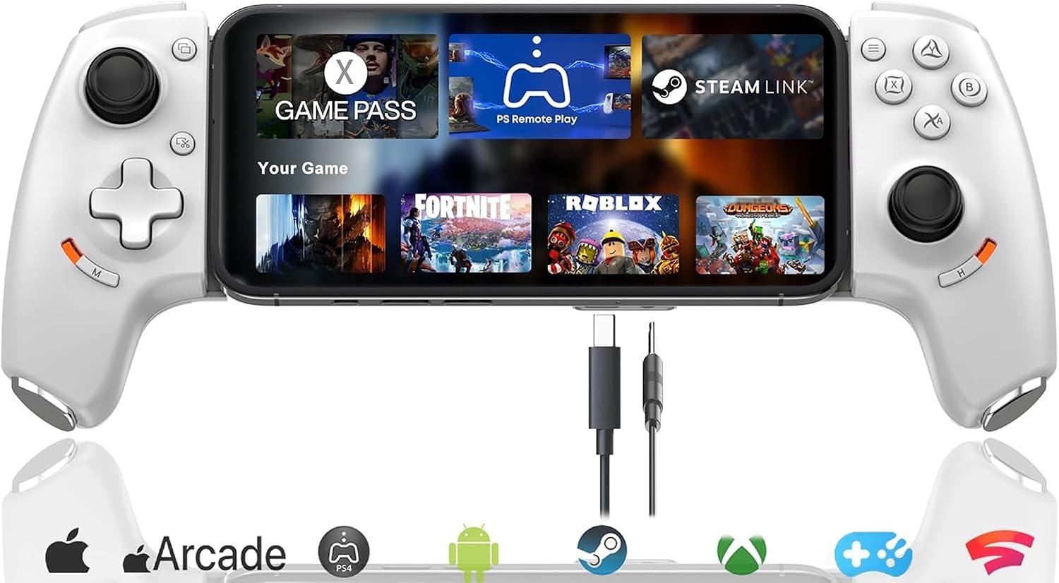 Mobiele Game Controller Zwart | USB-C | Hall Effect | 32% Korting