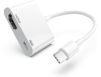 4K HDMI Adapter USB-C: iPhone 15/16, MacBook, iPad (31% Korting)
