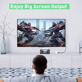 4K HDMI Adapter USB-C: iPhone 15/16, MacBook, iPad (31% Korting)