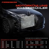 Radiateur Audi A4/A6, VW Passat 1.6-1.9L - 34% Korting