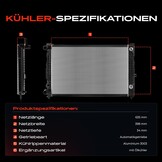 Radiateur Audi A4/A6, VW Passat 1.6-1.9L - 34% Korting