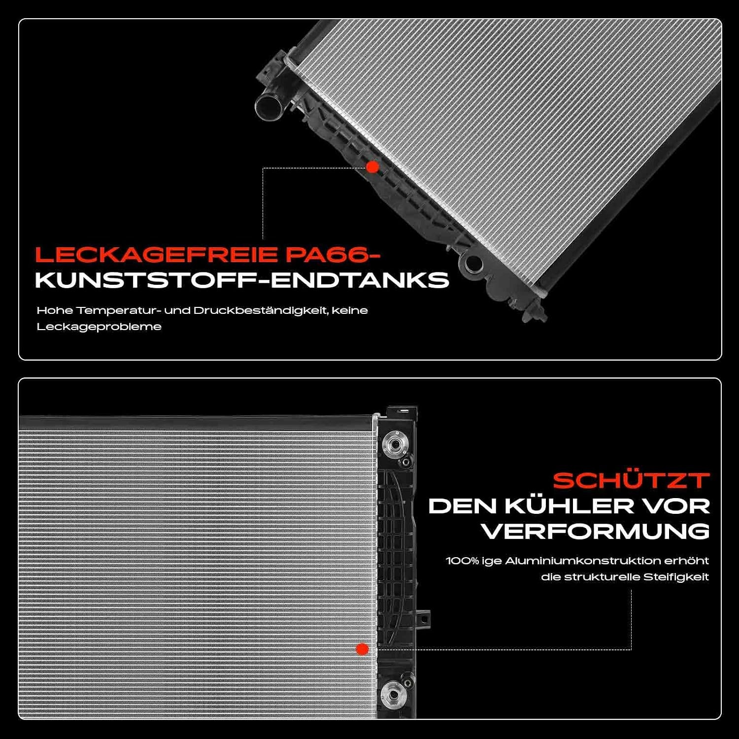 Radiateur Audi A4/A6, VW Passat 1.6-1.9L - 34% Korting