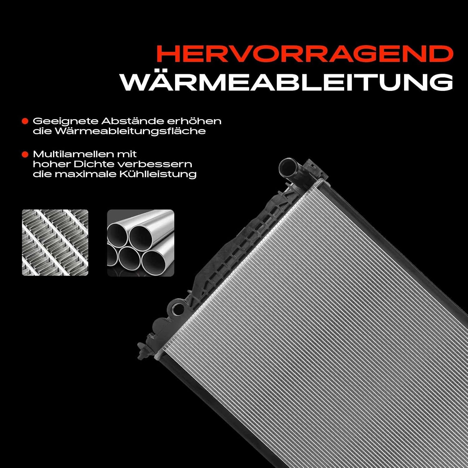 Radiateur Audi A4/A6, VW Passat 1.6-1.9L - 34% Korting