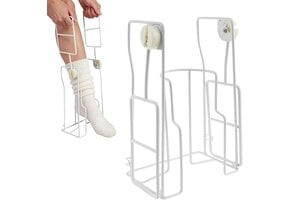 Aantrekhulp voor compressiekousen, aantrekhulp voor sokken en kousen met verlengde handgreep, niet bukken, compressiekousen, aantrekhulp voor senioren, zwangere vrouwen, mensen die onroerend goed