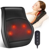 Brelley Shiatsu Massagekussen met Warmte voor Nek, Rug en Schouders