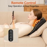 Brelley Shiatsu Massagekussen met Warmte voor Nek, Rug en Schouders