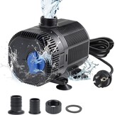 EXLECO Vijverpomp 2300L/H - 35W Dompelpomp met Filter voor Tuin, Vijver en Aquarium - 10 meter kabel