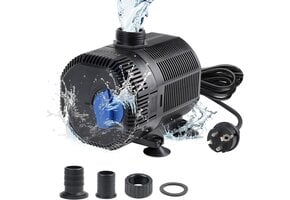 EXLECO Vijverpomp 2300L/H - 35W Dompelpomp met Filter voor Tuin, Vijver en Aquarium - 10 meter kabel