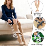Sokkenaantrekhulp, aantrekhulp voor sokken en kousen, sokken aantrekhulp senioren, compressiekousen, aantrekhulp, steunkous aantrekhulp