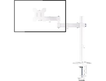Monitorarm Wit 80cm Hoog - 13-32 inch Schermen | 31% Korting
